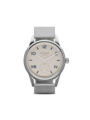 NOMOS Glashütte - Club Campus Neomatik 39mm - men - stainless steel/Sapphire Glass - One Size - white, silver-plated