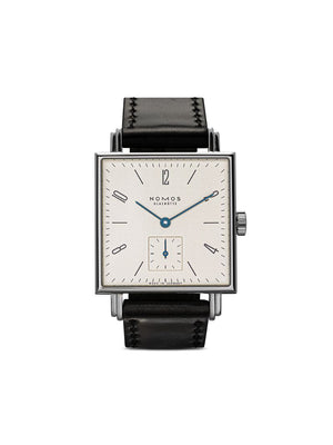 NOMOS Glashütte - Tetra 29mm - women - Horse Leather/stainless steel/Sapphire Glass - One Size - white, silver-plated
