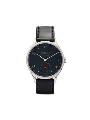 NOMOS Glashütte - Minimatik Midnight Blue 35.5mm - women - Horse Leather/stainless steel/Sapphire Glass - One Size - MIDNIGHT BLUE