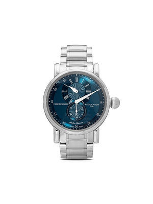 Chronoswiss - Regulator Classic 41mm - men - stainless steel/Sapphire Glass - One Size - BLUE