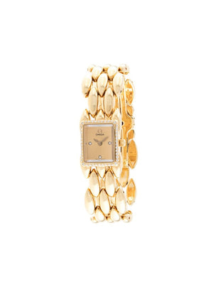 Omega - Pre-owned Sapphette diamond watch - women - Diamond/18kt Gold - One Size - GOLD