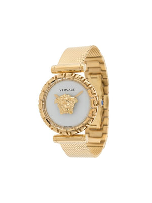 Versace - Palazzo Empire Greca 37mm watch - women - stainless steel/glass - One Size - GOLD