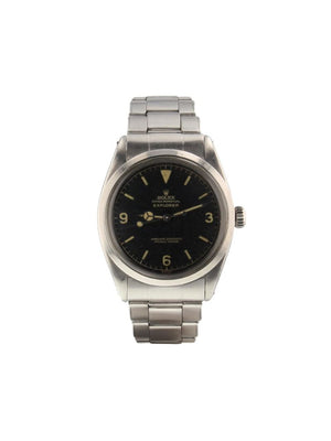 Rolex - 2001 pre-owned Explorer 36mm - men - Plexiglass/stainless steel - One Size - Black