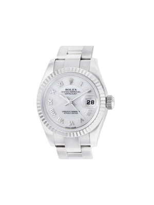 Rolex - 2003 pre-owned Datejust 26mm - women - 18kt White Gold/Mother of Pearl - One Size - WHITE