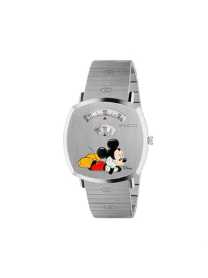 Gucci - x Disney Grip Mickey Mouse watch - women - Steel - One Size - SILVER