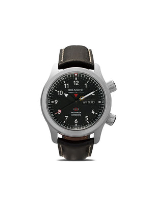 Bremont - MBII 43mm - men - Leather/metal/stainless steel/Sapphire Crystal - One Size - BLACK