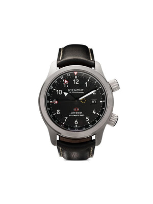 Bremont - MBII Black 43mm - men - Leather/metal/stainless steel/Sapphire Crystal - One Size - BLACK