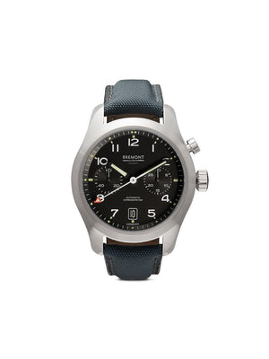 Bremont - Arrow Pilot 42mm - men - metal/stainless steel/Fabric/Sapphire Crystal - One Size - BLACK