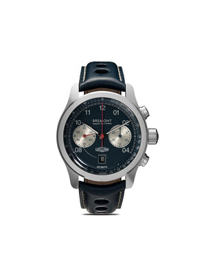 Bremont - Jaguar D-Type 43mm - men - Leather/metal/stainless steel/Sapphire Crystal - One Size - BLUE