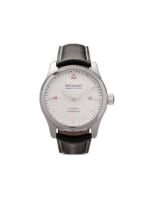 Bremont - Solo White 43mm - men - Leather/metal/stainless steel/Sapphire Crystal - One Size - WHITE