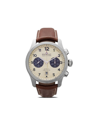 Bremont - Alt1-C Cream 43mm - men - Leather/metal/stainless steel/Sapphire Crystal - One Size - CREAM