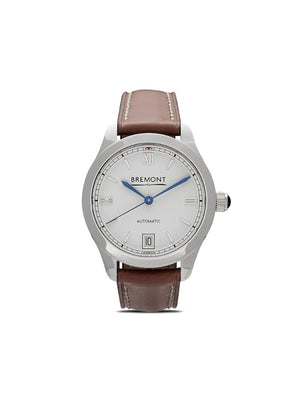 Bremont - Solo-34 34mm - women - Leather/metal/stainless steel/Sapphire Crystal - One Size - WHITE
