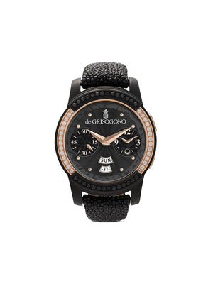 De Grisogono - Samsung Gear S2 41mm smartwatch - men - Diamond/18kt Gold/stainless steel/Stingray - One Size - METALIC