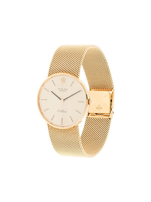 Rolex - pre-owned Cellini - women - 18kt Gold Plated Brass - One Size - GOLD