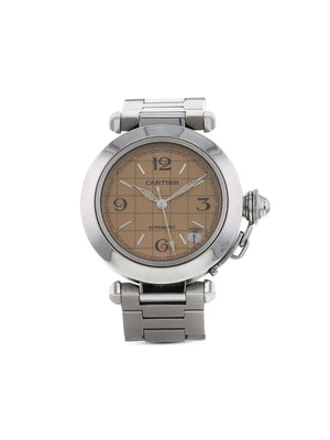 Cartier - 2000s pre-owned Pasha 35mm - unisex - stainless steel - One Size - Brown
