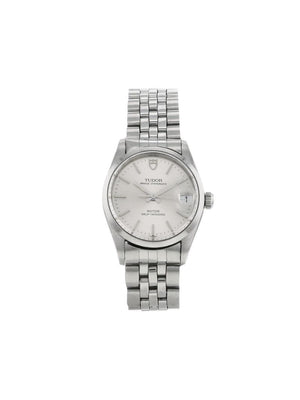 TUDOR - 1992 pre-owned Prince Oysterdate 31.5mm - women - Acrylic/stainless steel - One Size - SILVER