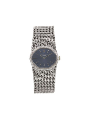 Audemars Piguet - 1970 pre-owned mechanical 21mm - women - 18kt Yellow Gold - One Size - BLUE