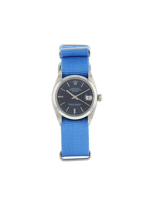 Rolex - 1982 pre-owned Datejust Lady 30mm - women - stainless steel/Fabric - One Size - BLUE