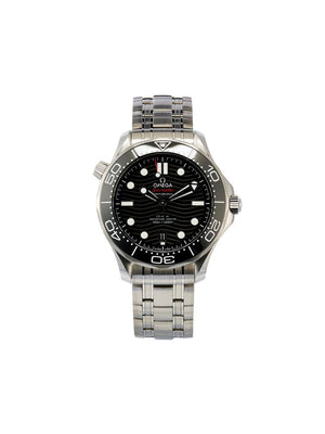 Omega - pre-owned Seamaster Diver Co-Axial Master Chronometer 42mm - men - Sapphire Glass/stainless steel - One Size - BLACK