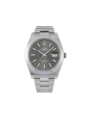Rolex - unworn Oyster Perpetual Datejust 41mm - men - Sapphire Glass/stainless steel - One Size - grey