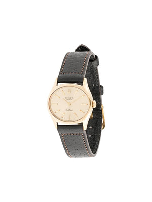 Rolex - 1970 pre-owned Cellini 38mm - women - 18kt Gold - One Size - Black