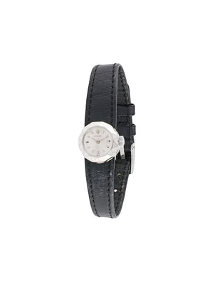Rolex - pre-owned Orchid Antique 20mm - women - Leather/18kt Gold Plated Silver - One Size - SILVER