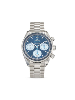 Omega - 2020 unworn Speedmaster Chronograph 44.25mm - men - stainless steel/Sapphire Crystal - One Size - Blue