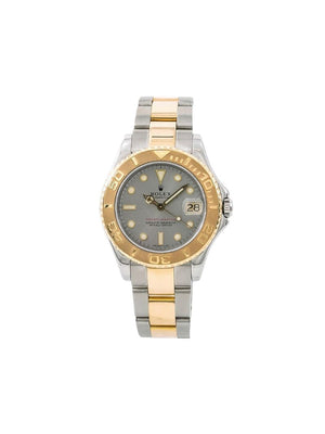 Rolex - 1990s pre-owned Yacht-Master 35mm - women - stainless steel - One Size - SILVER