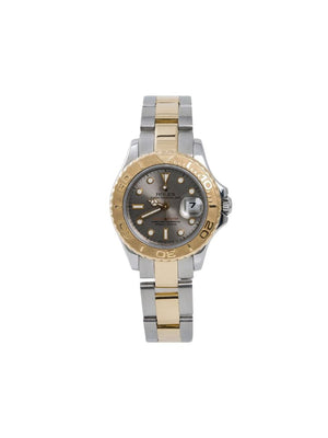 Rolex - 1990s pre-owned Yacht-Master 29mm - women - 18kt Gold/stainless steel - One Size - SILVER