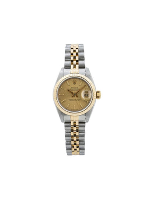 Rolex - 1990s pre-owned Datejust 26mm - women - 18kt Gold/stainless steel - One Size - GOLD