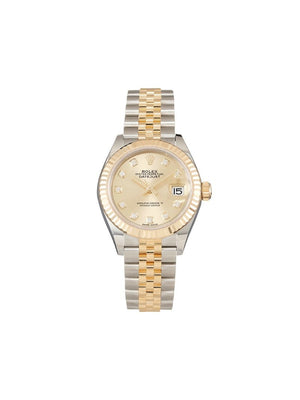 Rolex - 2020 Oyster Perpetual Datejust 28mm - women - Sapphire/stainless steel/Yellow Gold - One Size - Gold