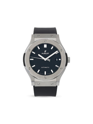 Hublot - 2020 unworn Classic Fusion 42mm - men - Titanium/Rubber/Sapphire Crystal - One Size - Black