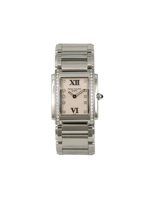Patek Philippe - 2000s pre-owned Twenty 4 25mm - women - stainless steel - One Size - SILVER