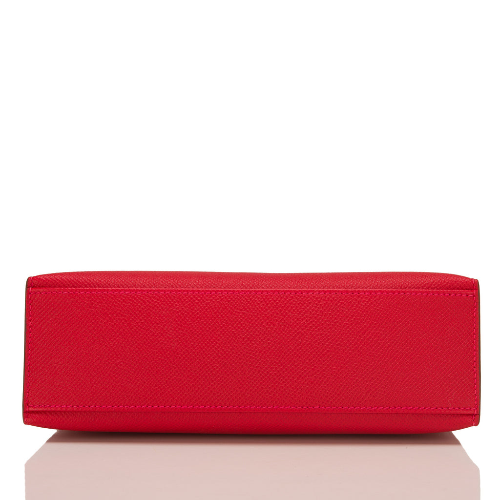Hermes Rouge Casaque Epsom Kelly Pochette