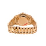 Circa 2000 \"Swiss Only\" Rolex Day-Date with Red Vignette Diamond Dial