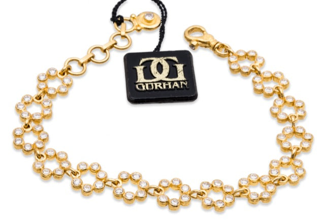 Gurhan Diamond Bracelet 24K Yellow Gold