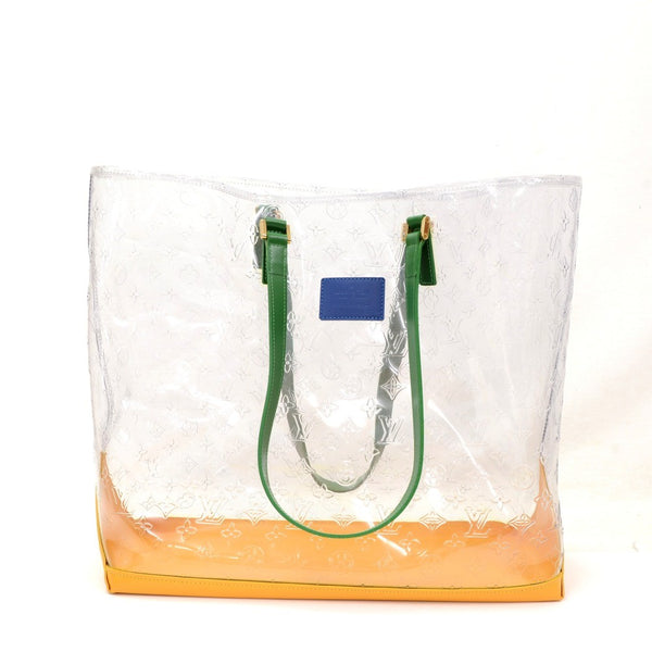 Louis Vuitton Cabas Brazil 500 Anos Clear Vinyl x Leather XL