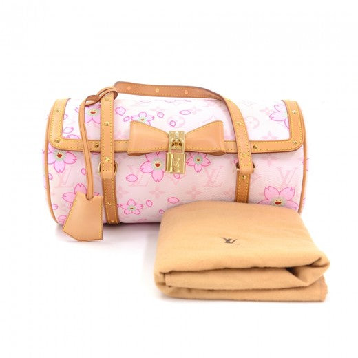 Louis Vuitton Monogram Canvas Limited Edition Cherry Blossom Papillon Bag