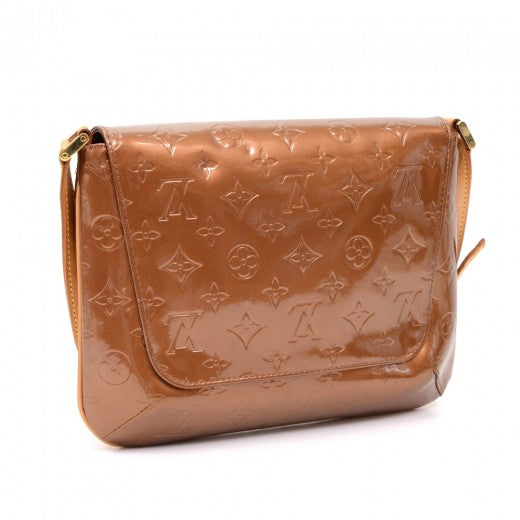 Louis Vuitton Thompson Street Bronze Vernis Leather Shoulder Bag