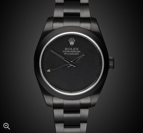 Rolex oyster perpetual milgauss titan black Clearance