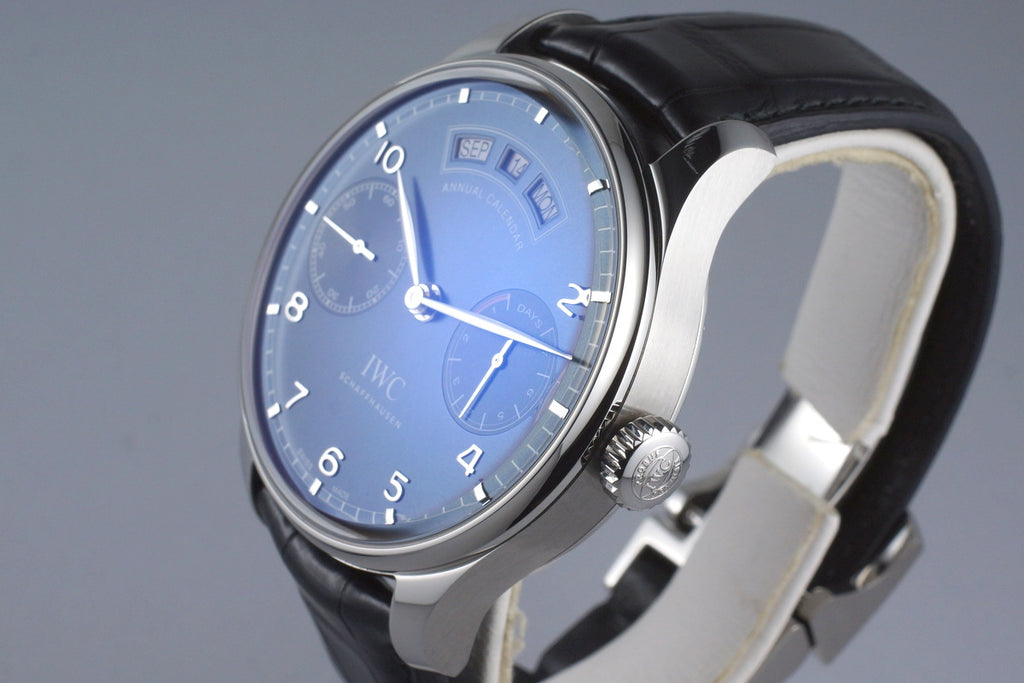 2016 IWC ANNUAL CALENDAR IW503502 WITH BOX AND PAPERS