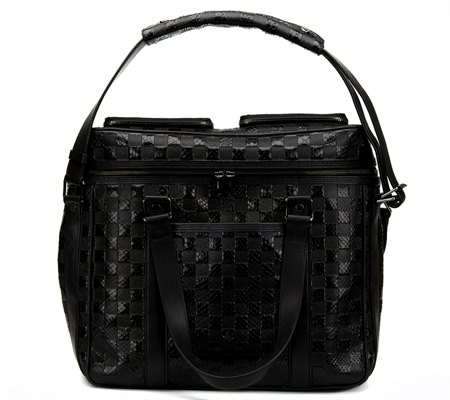 LOUIS VUITTON - BLACK DAMIER PYTHON DJ BAG 2008 – Luxify