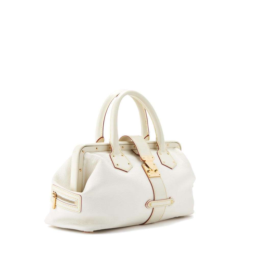 LOUIS VUITTON  Ivory Speedy Frame