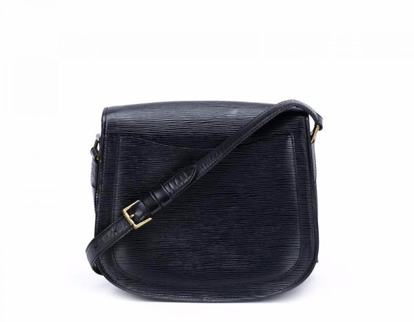 Louis Vuitton Black Epi Leather Noir Mini Saint Cloud Crossbody Bag  ref.297597 - Joli Closet