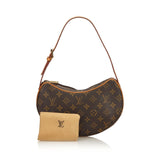 Brown Louis Vuitton Monogram Croissant PM Bag
