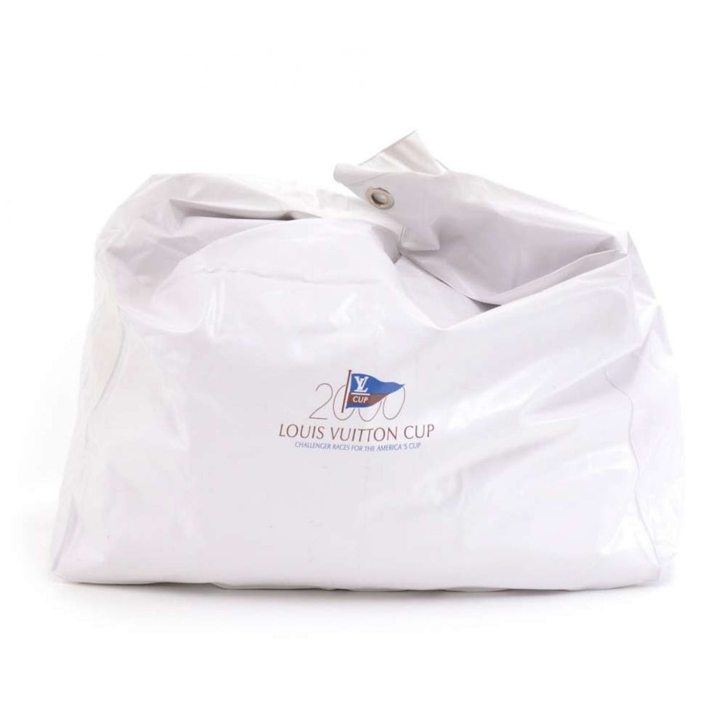 Louis Vuitton 2000 LV Cup Limited White Waterproof Vinyl Bag
