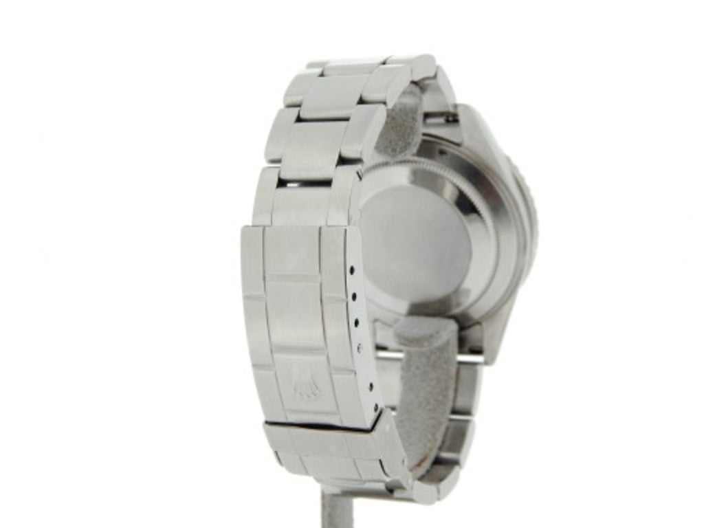 PRE OWNED MENS ROLEX STAINLESS STEEL SUBMARINER DATE WITH A BLACK DIAL 16610T