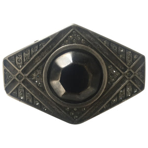 Marni black metal pins & brooches