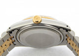 Pre Owned Mens Rolex Two-Tone Datejust with a Gold Diamond Dial 16013