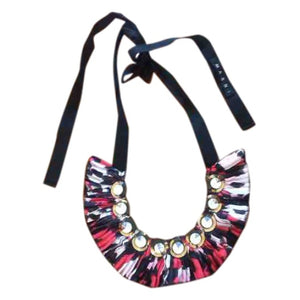 Marni multicolour metal long necklaces